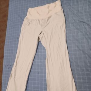 2 maternity khaki pants